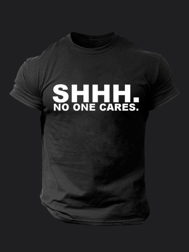 No One Cares BombApe Gym T-shirt