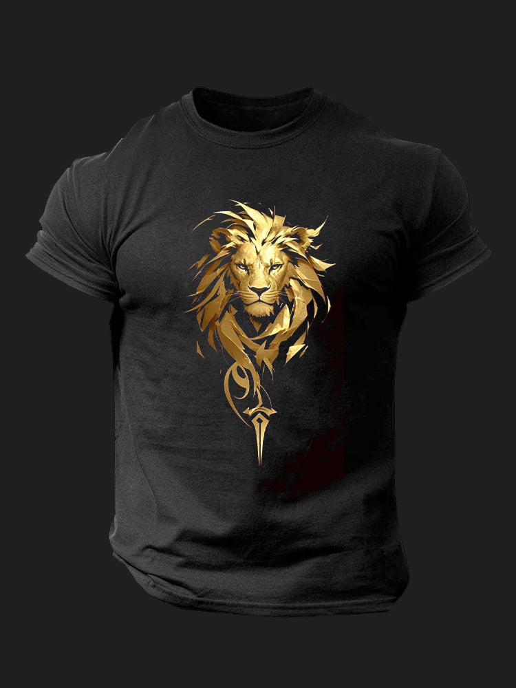 Gold Lion BombApe Gym T-shirt