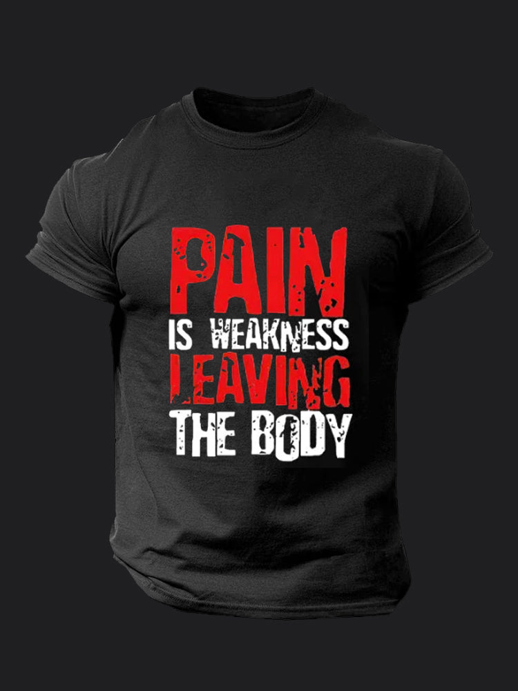 Pain is Weakness BombApe Gym T-shirt