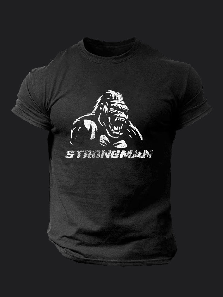 Strength Man BombApe Gym T-shirt