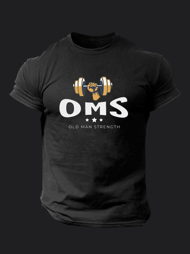 Old Man Strength BombApe Gym T-shirt
