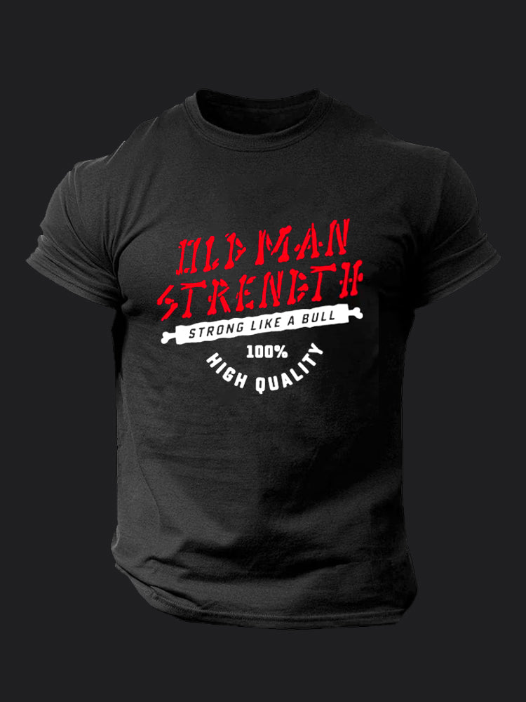 Old Man Strength BombApe Gym T-shirt