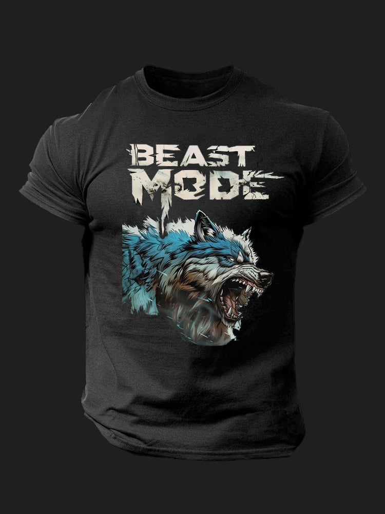 Beast Mode Wolf BombApe Gym T-shirt
