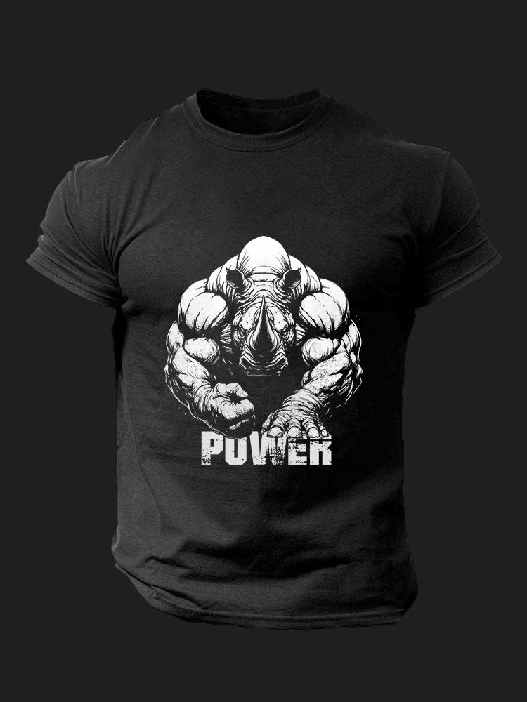 power rhino Gym BombApe Gym T-shirt