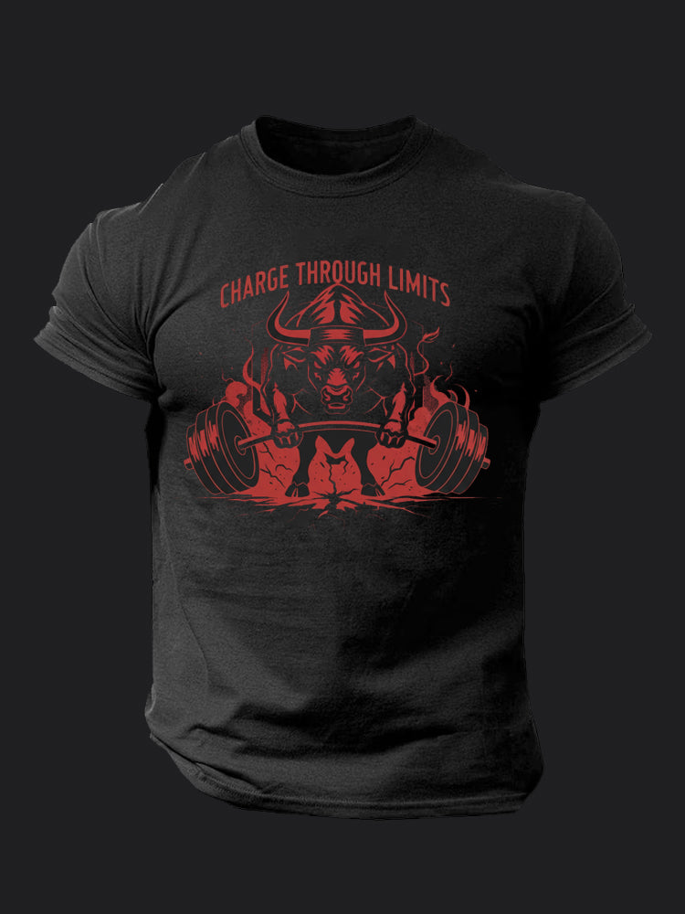 CHARGE THROUGH LIMITS BombApe Gym T-shirt
