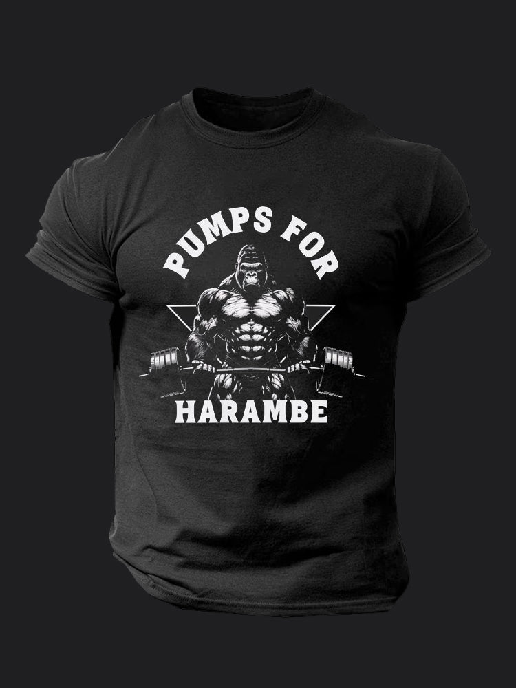 Pumps for Harambe BombApe GymT-shirt