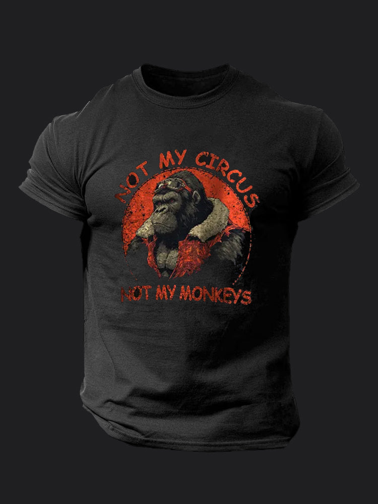 Not My Circus Not My Monkeys BombApe Gym T-shirt