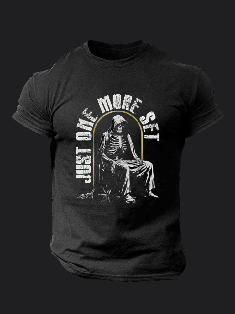 Just One More Set BombApe Gym T-shirt