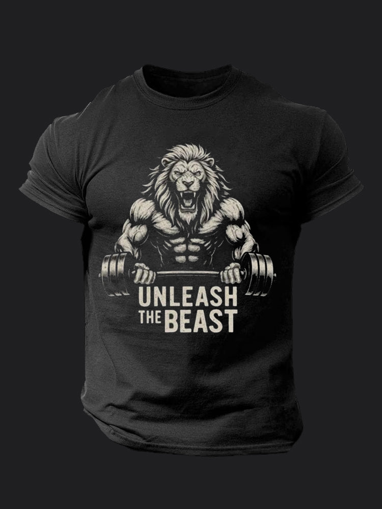 Muscle Lion BombApe Gym T-shirt