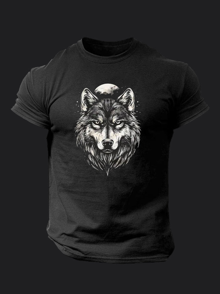 Wolf Motif BombApe Gym T-shirt