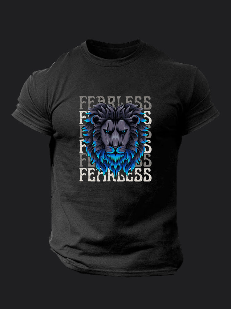 Fearless Lion King BombApe Gym T-shirt