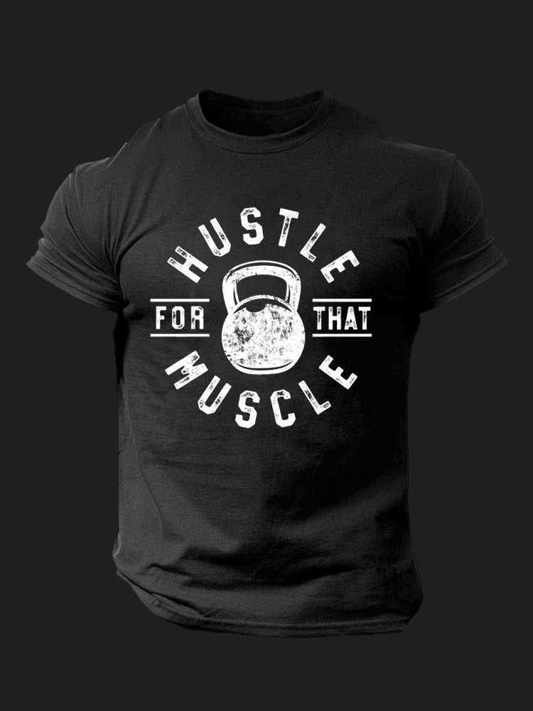 Hustle For That Muscle BombApe Gym T-shirt