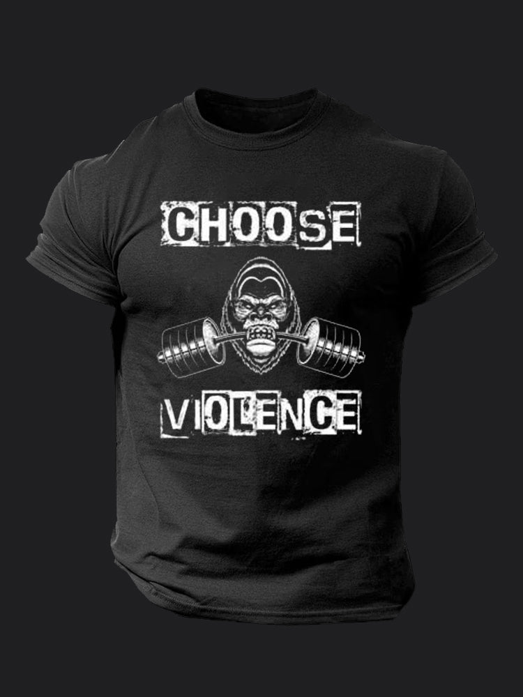 Choose Violence BombApe Gym T-shirt