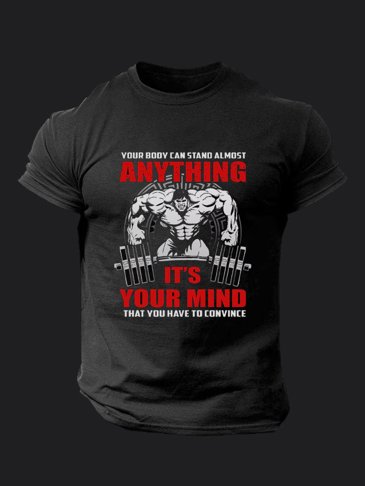 Your Body Can Stand Anything BombApe Gym T-shirt