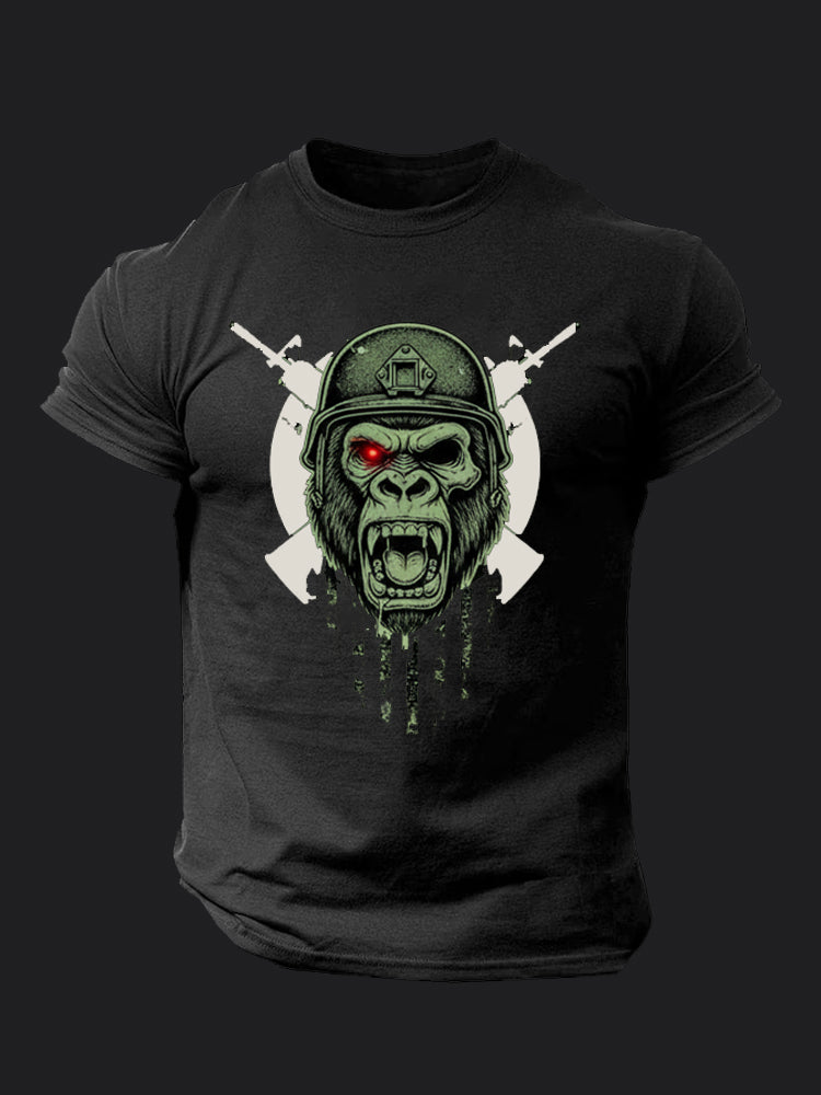 Iron Gods Military Muscle BombApe Gym T-shirt