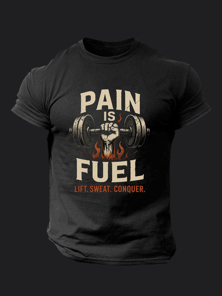 Pain is Fuel BombApe Gym T-shirt