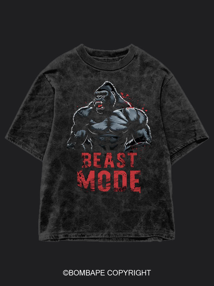 Beast Mode BombApe Washed Gym T-shirt