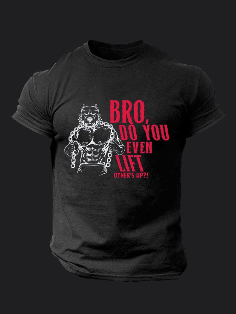 Do you Even Lift Others Up BombApe Gym T-shirt