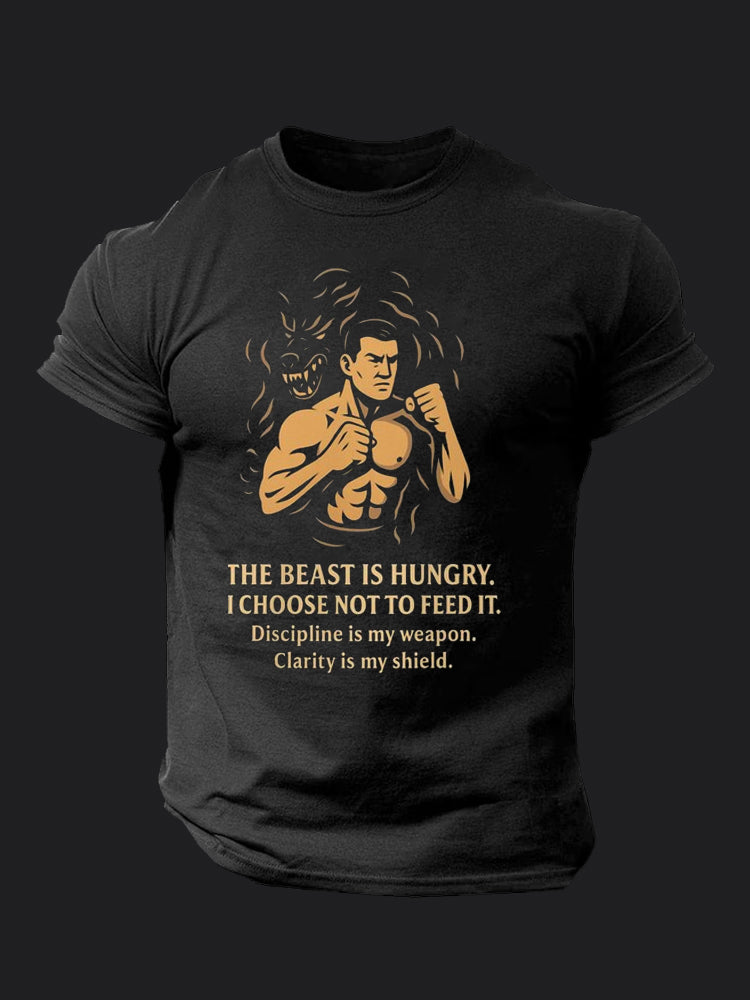 The Beast Is Hungry BombApe Gym T-shirt