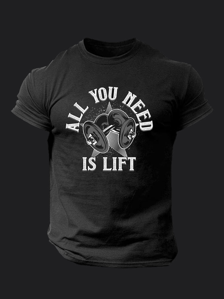 All You Need is Lift BombApe Gym T-shirt