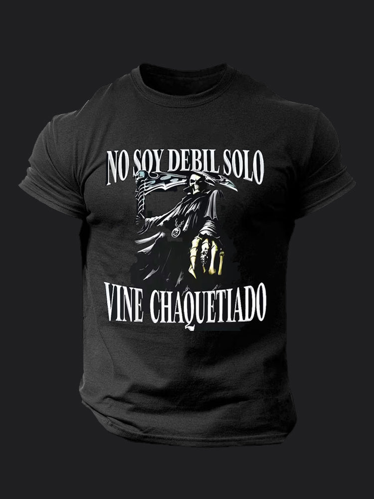 No Soy Debil Solo Vine Chaquetiado BombApe Gym T-shirt