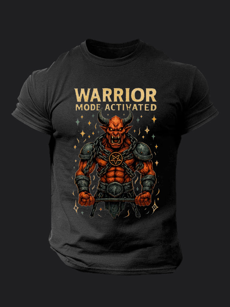 Warrior Mode Activated BombApe Gym T-shirt