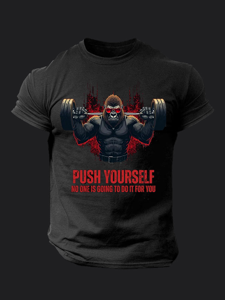 Push Yourself BombApe Gym T-shirt