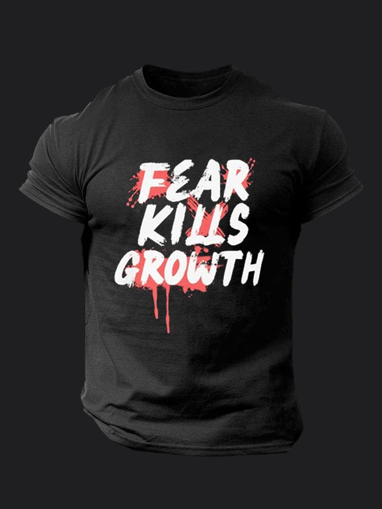 Fear Kills Growth BombApe Gym T-shirt