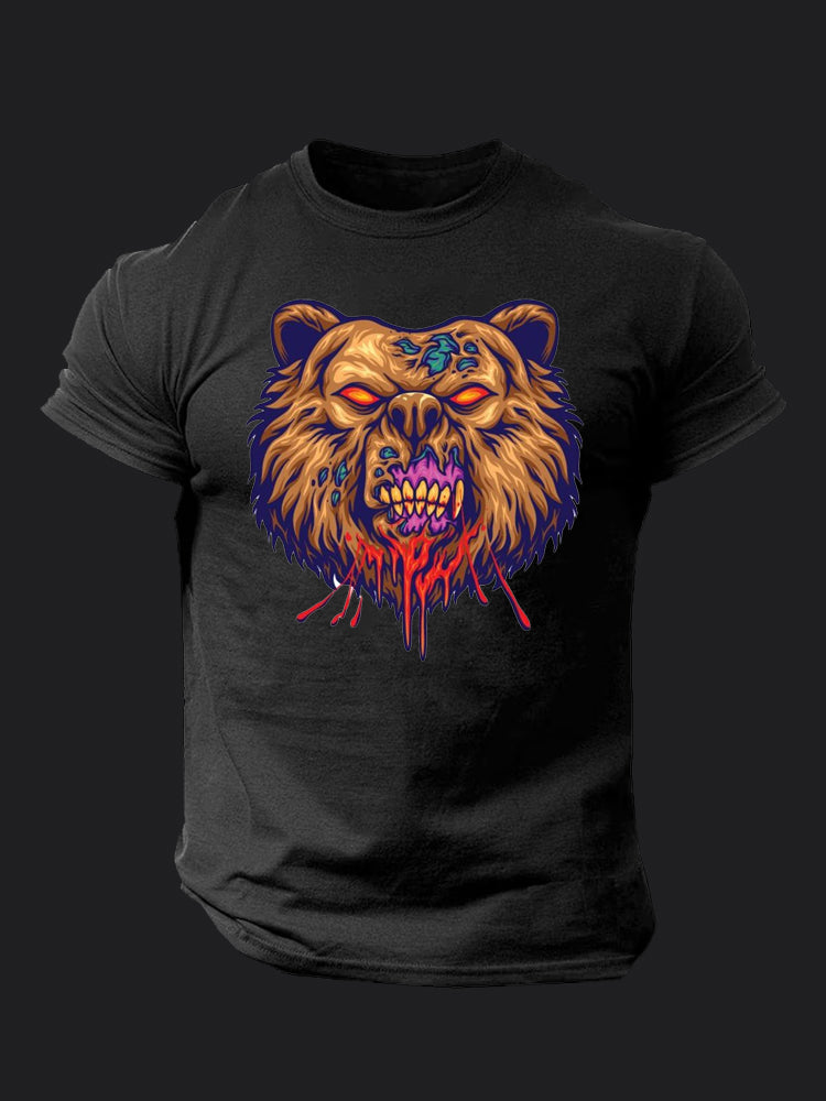 Zombie Bear BombApe Gym T-shirt