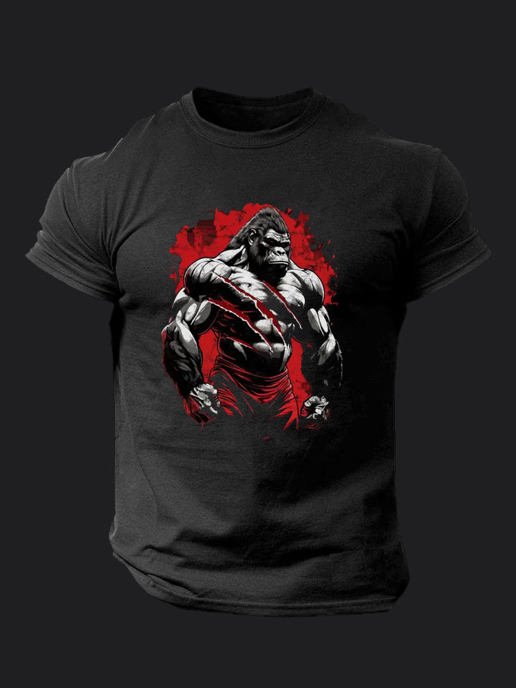 Deadlifting Exercise BombApe Gym T-shirt