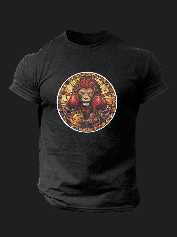 Boxing Lion BombApe Gym T-shirt
