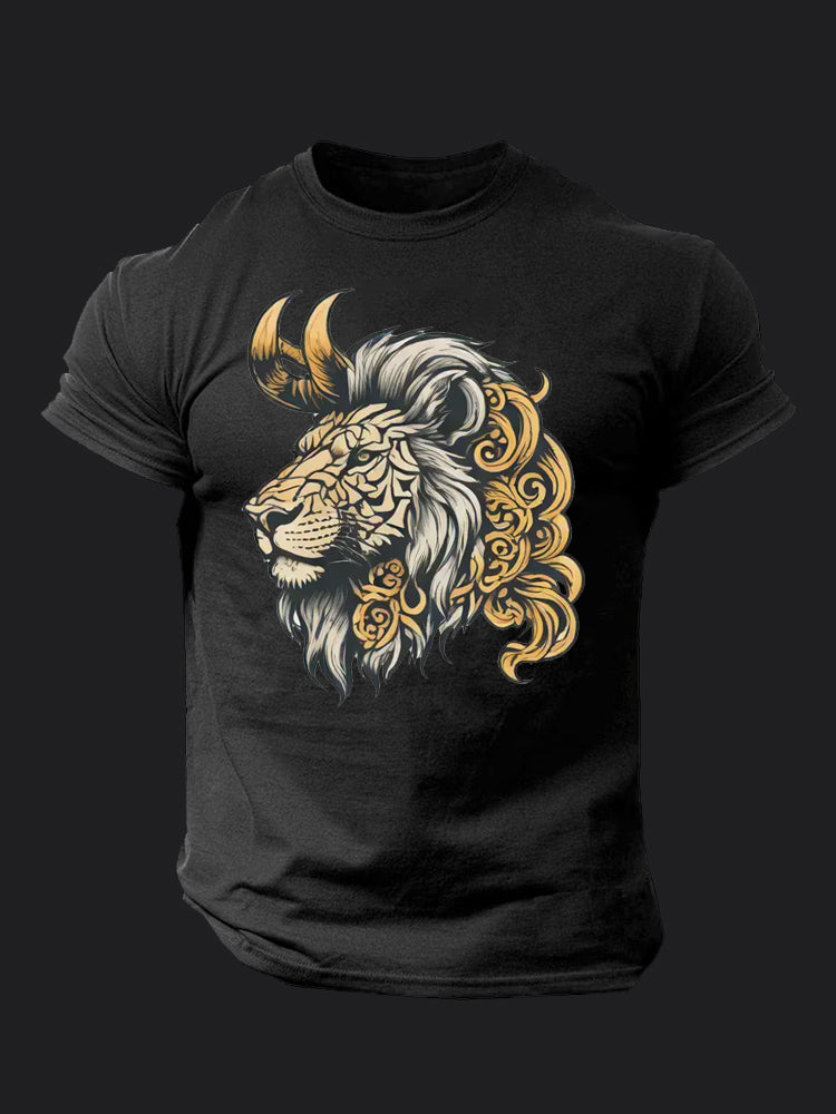 Lion And Buffalo BombApe Gym T-shirt