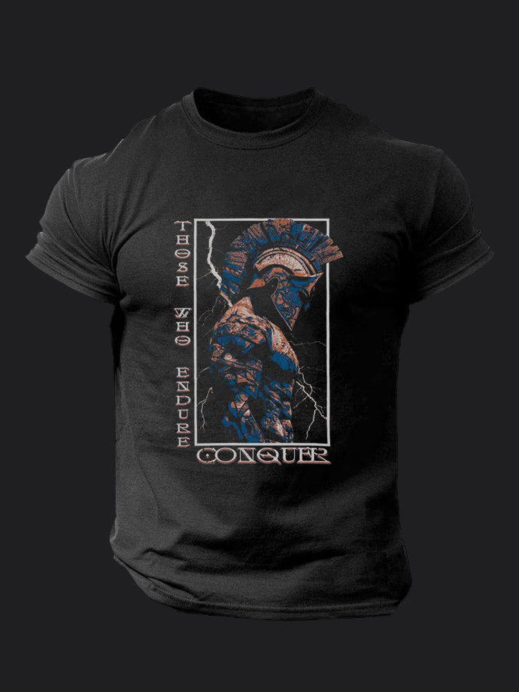 Those Who Endure Conquer BombApe Gym T-shirt