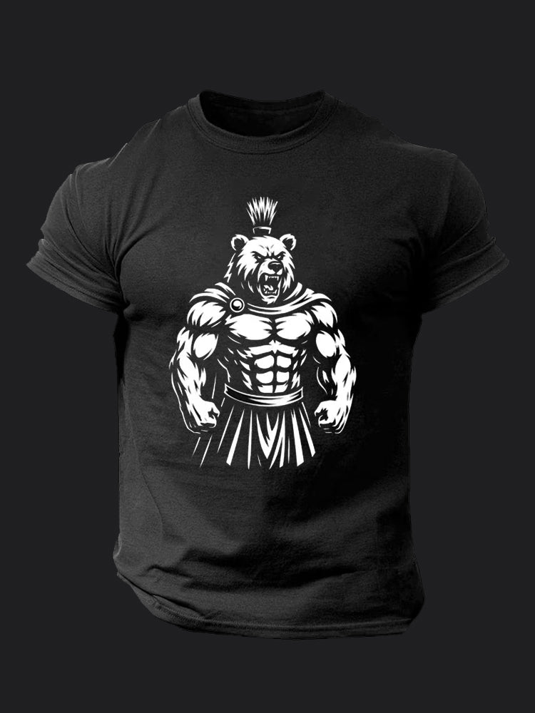 Weightlifting Bear BombApe Gym T-shirt