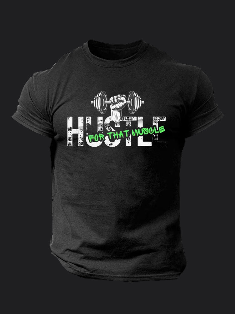 Hustle For That Muscle BombApe Gym T-shirt