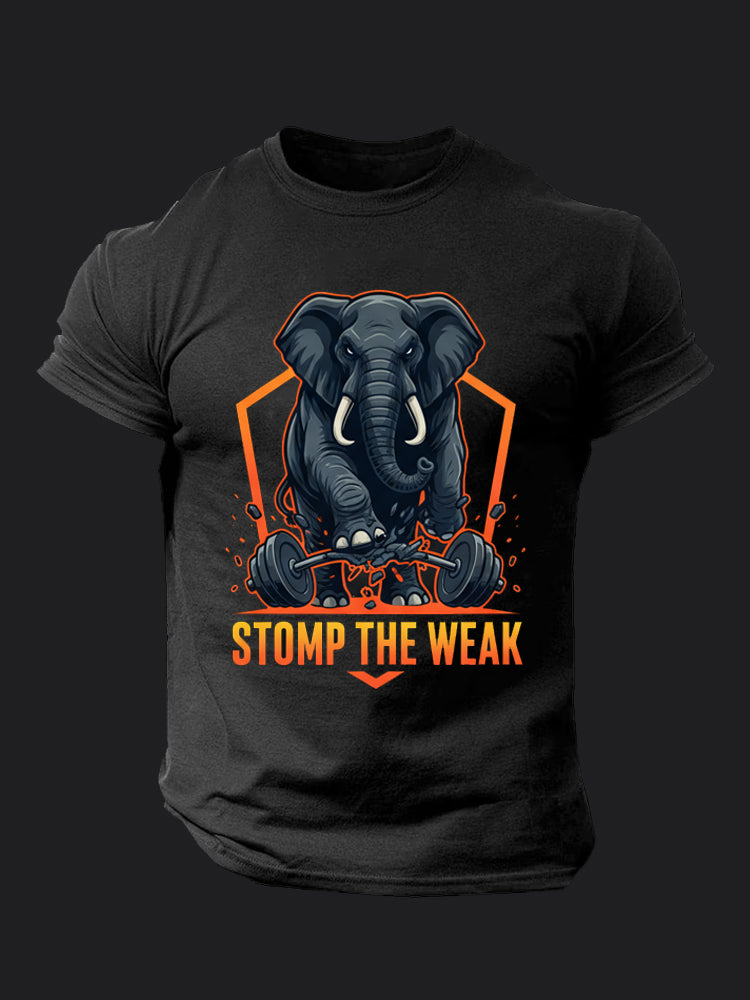 STOMP THE WEAK BombApe Gym T-shirt