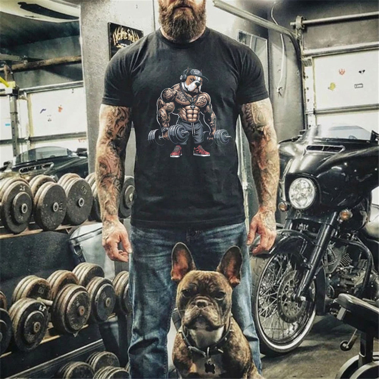 Gym Rat Pitbull BombApe Gym T-shirt