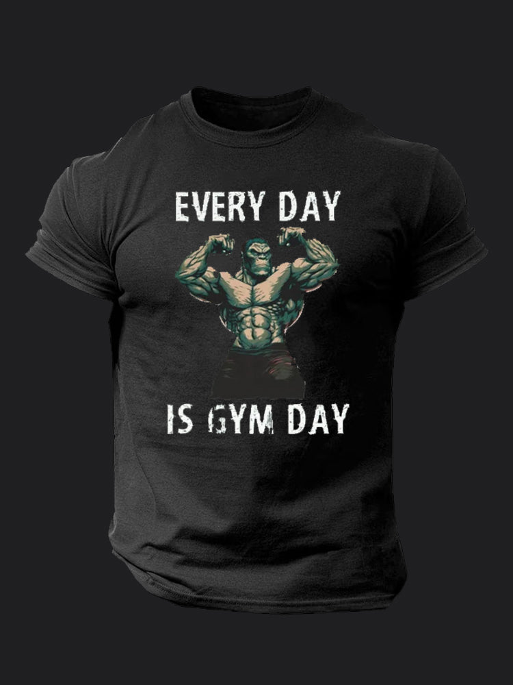 Every Day is Gym Day BombApe Gym T-shirt