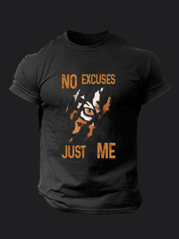 No Excuses Just Me BombApe Gym T-shirt
