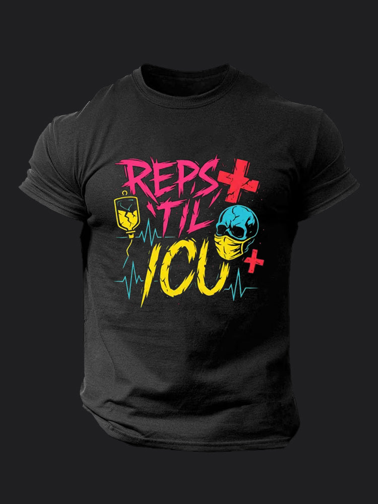Reps 'Til ICU BombApe Gym T-shirt