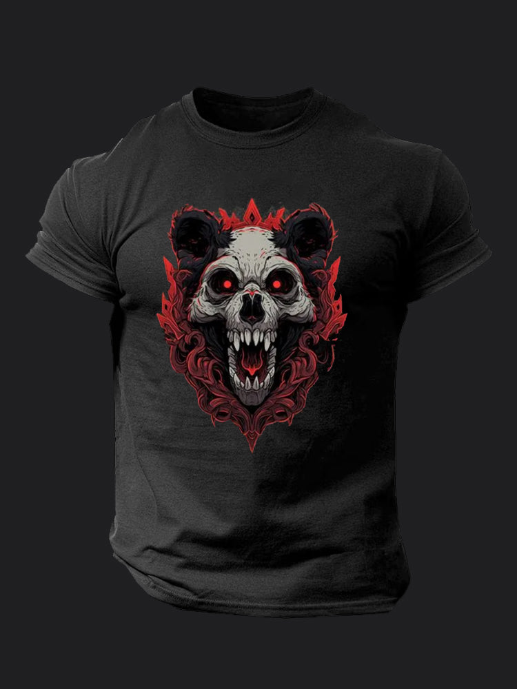 Fierce Panda Skull BombApe Gym T-shirt