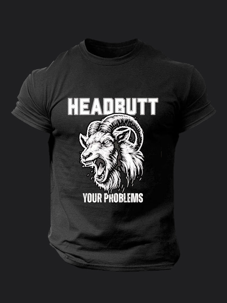 Headbutt Your Problems BombApe Gym T-shirt