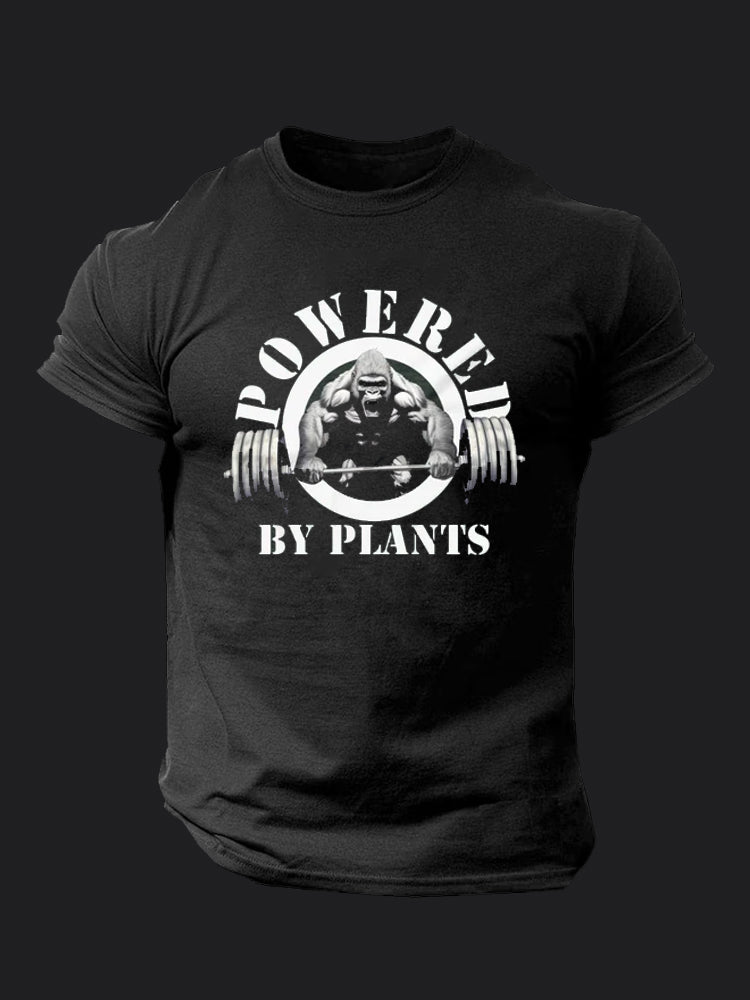 Powered by Plant BombApe Gym T-shirt