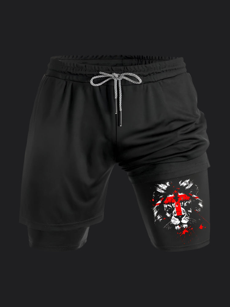 England Lion BombApe Performance Shorts