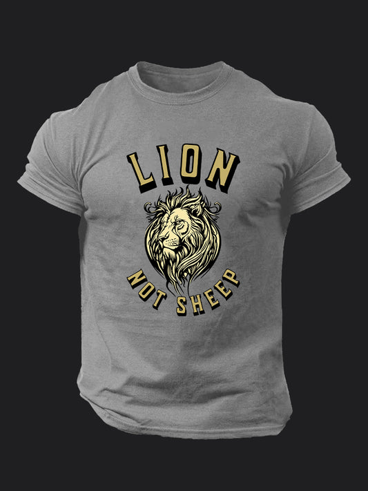 Lion Not Sheep BombApe Gym T-shirt