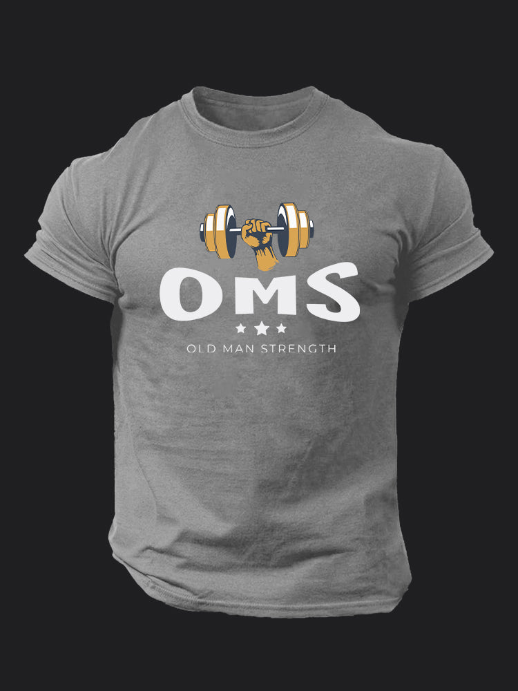 Old Man Strength BombApe Gym T-shirt