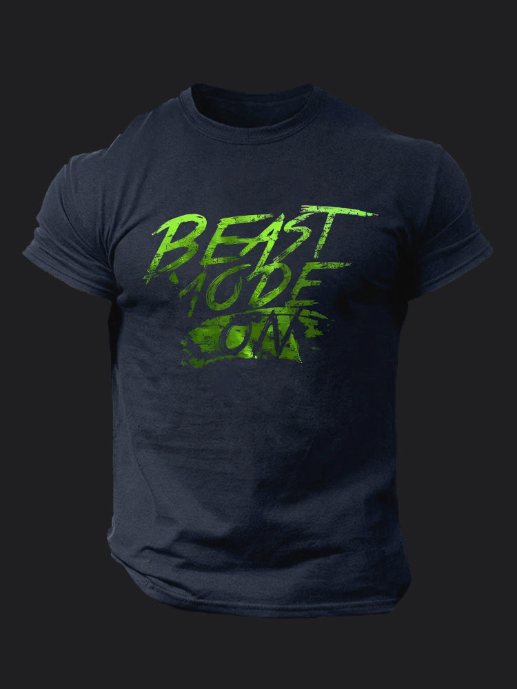 Bease Mode ON BombApe Gym T-shirt