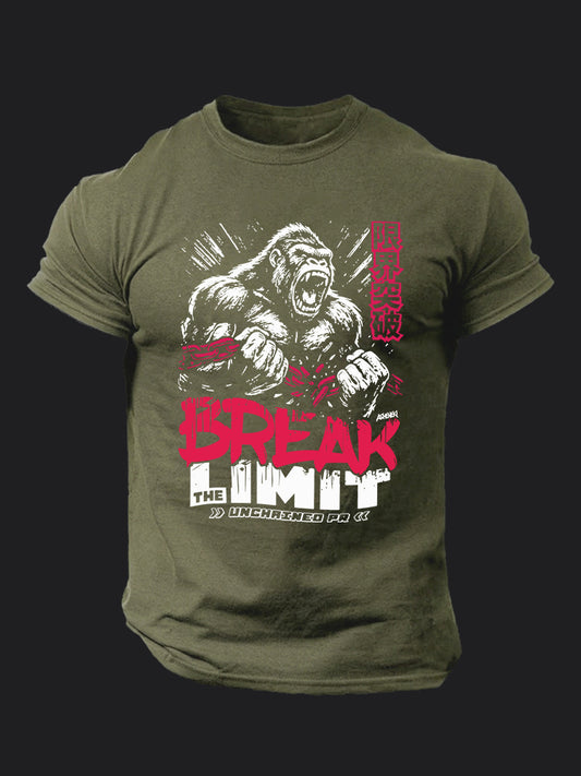 Motivational Gorilla BombApe Gym T-shirt