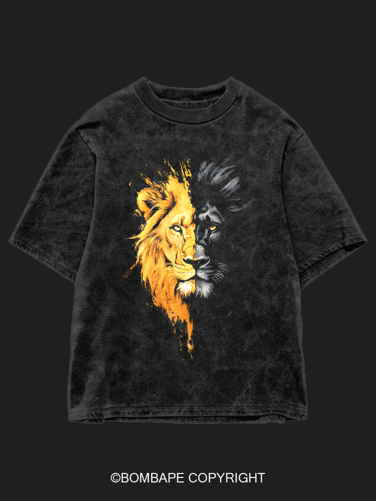 Lion BombApe Washed Gym T-shirt