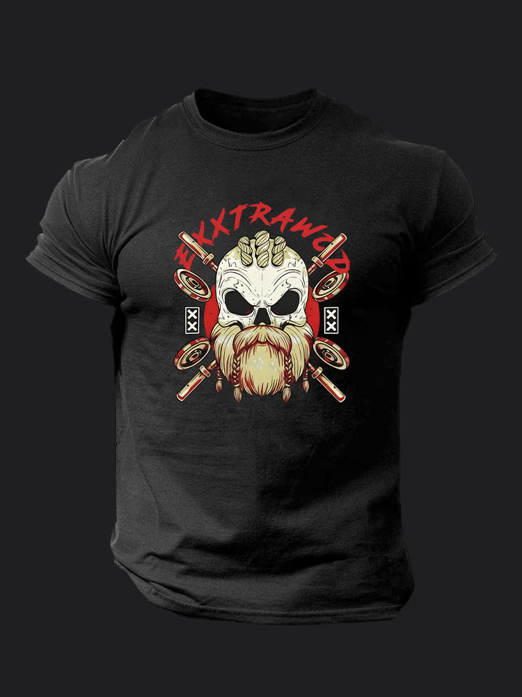 Exxtrawod Viking BombApe Gym T-shirt